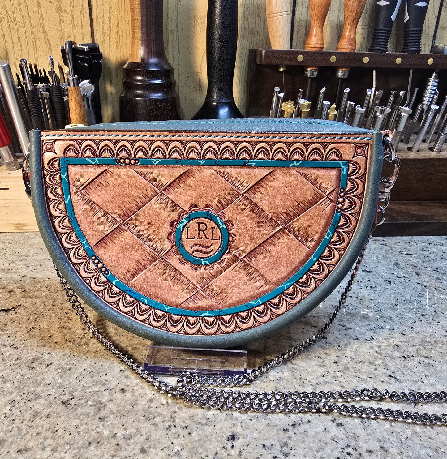 Basketweave Shoulder Bag