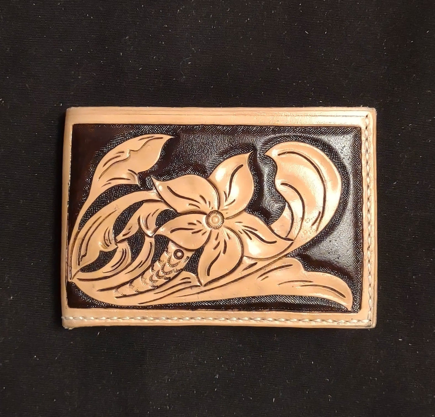 Tooled Bi-Fold Wallet